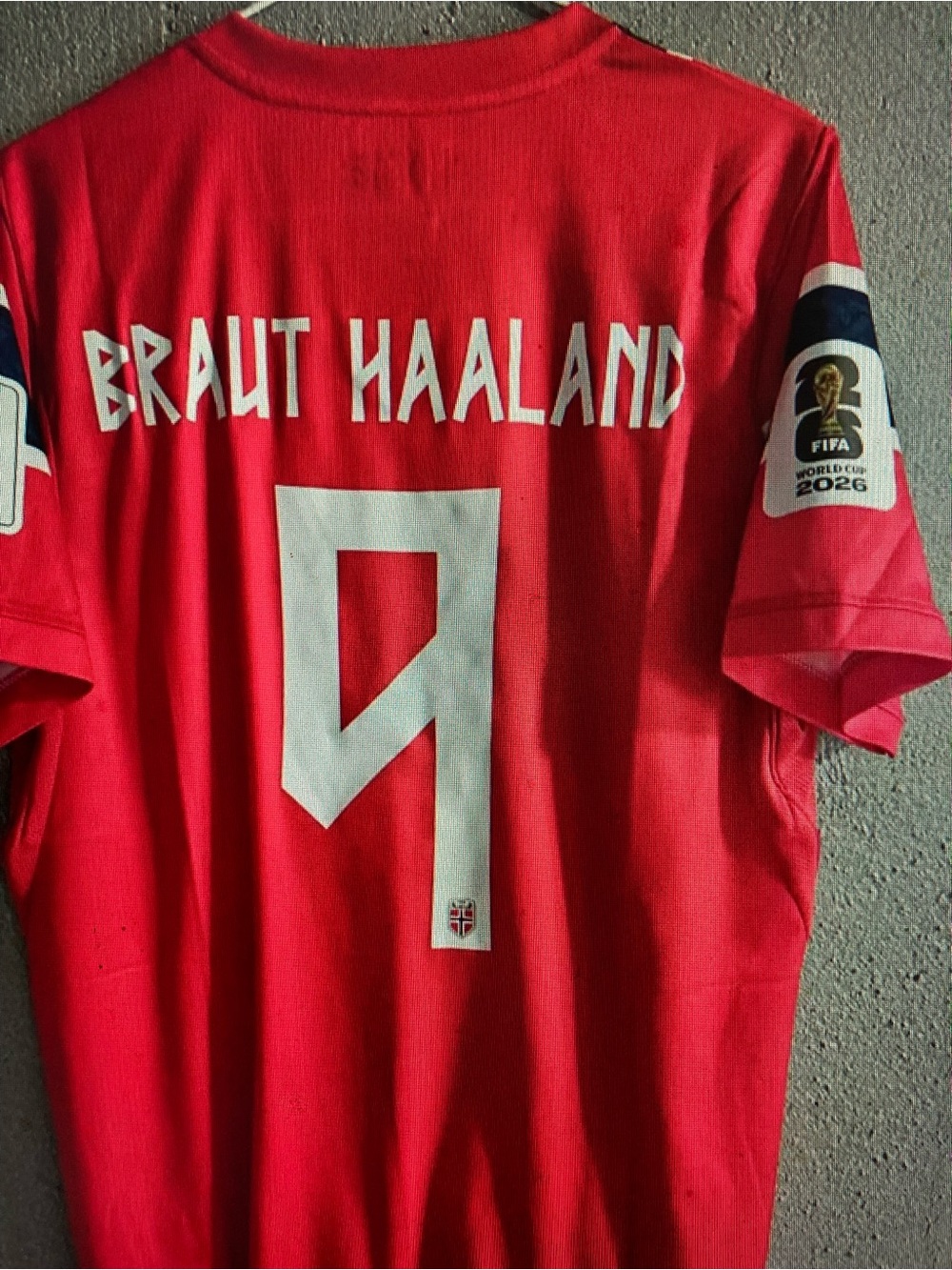 Erling Haaland Home 2026 World Cup Soccer Jersey